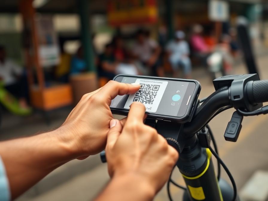 Unlock and ride